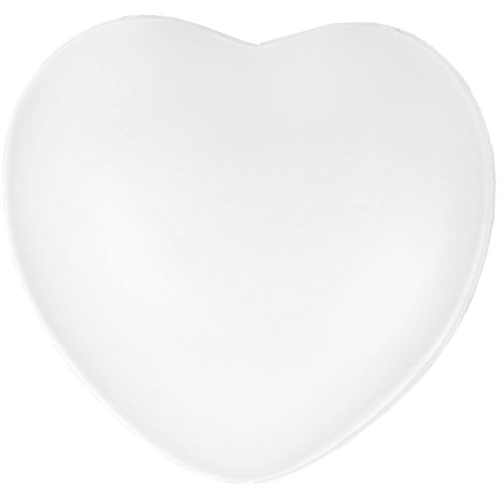 Антистресс «Сердце», белый, белый, каучук