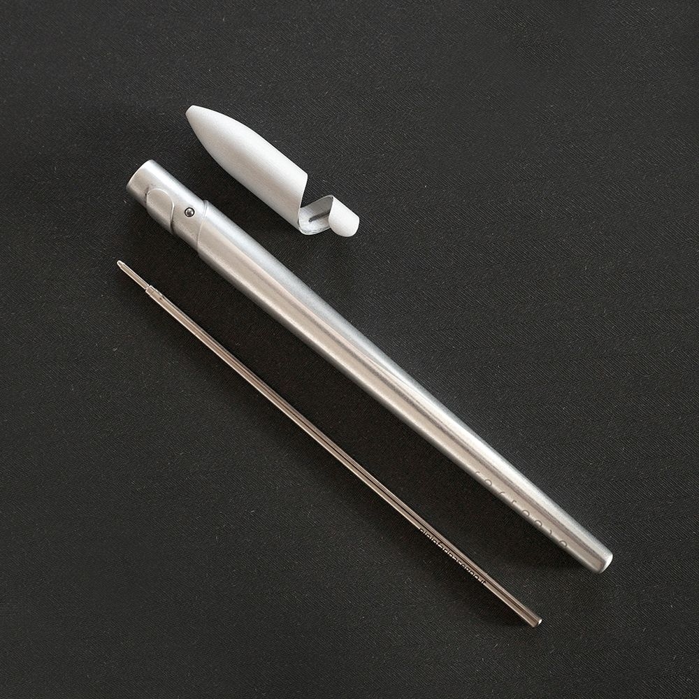 Шариковая ручка Sostanza, серебристая, серебристый