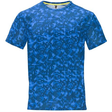 Спортивная футболка ASSEN мужская, СИНИЙ 2XL, синий