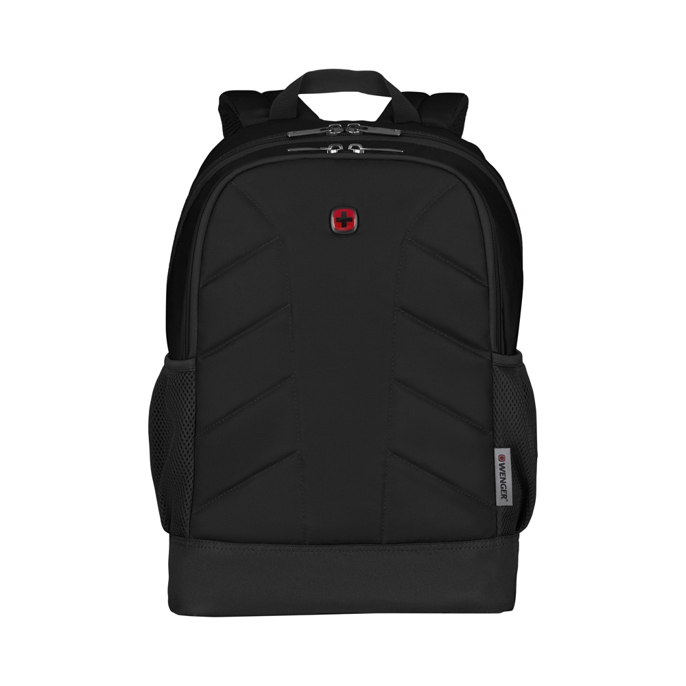 Рюкзак WENGER Quadma 16'', черный, полиэстер, 33x17x43 см, 22 л, черный