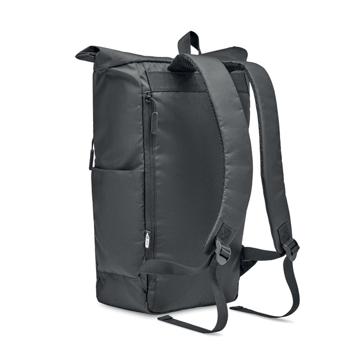 Рюкзак для ноутбука 300D RPET, черный, rpet