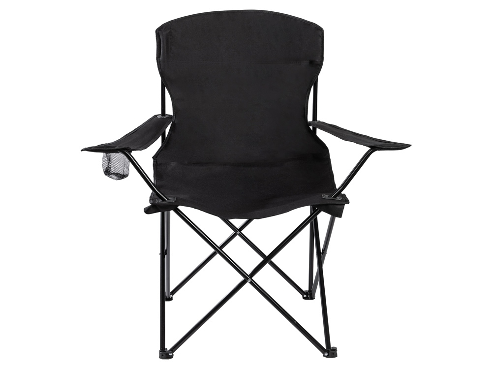 Складной стул для отдыха на природе «Camp», черный, полиэстер, металл