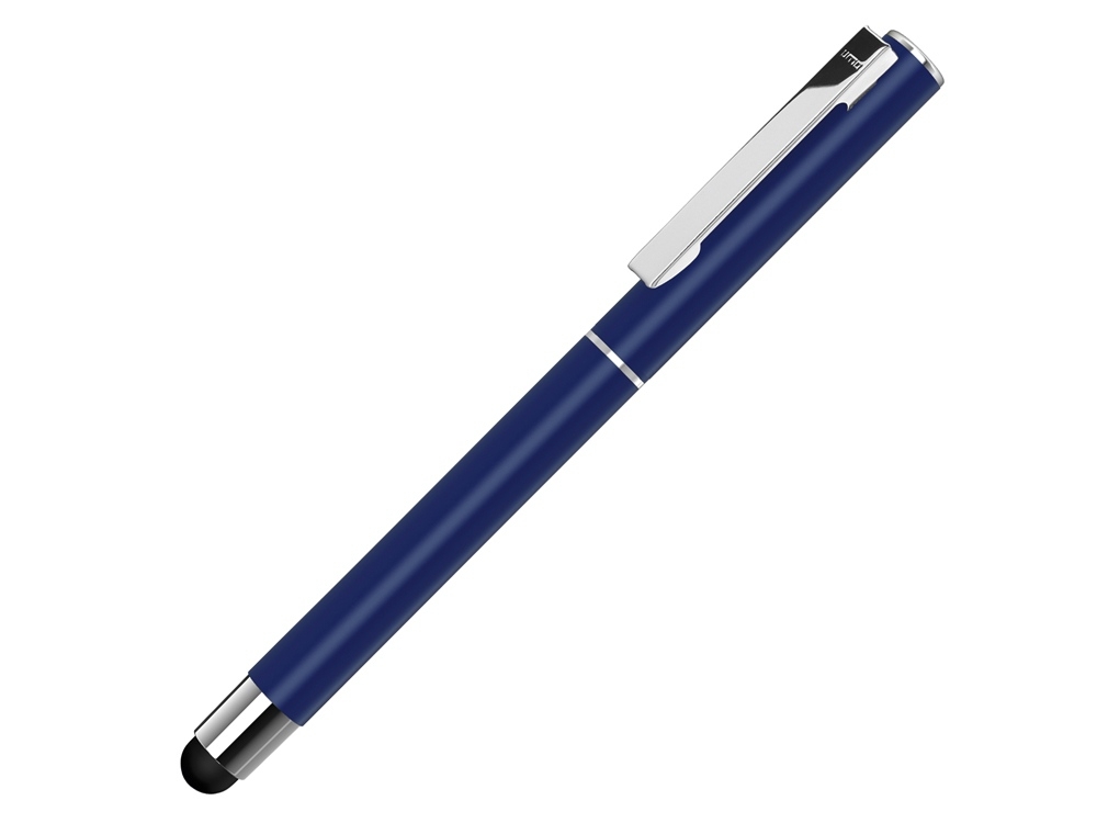 Ручка металлическая стилус-роллер «STRAIGHT SI R TOUCH», синий, металл