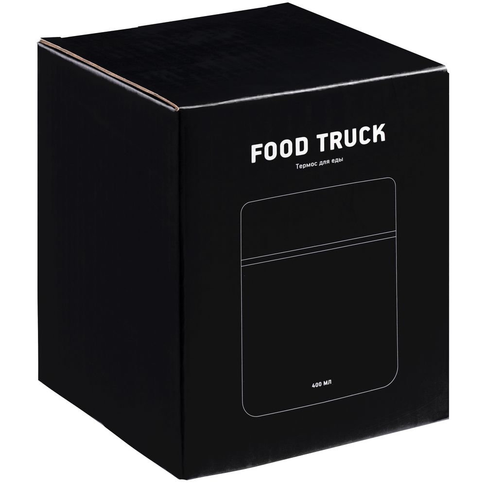 Термос для еды Food Truck, синий, синий, корпус - нержавеющая сталь; крышка - пластик