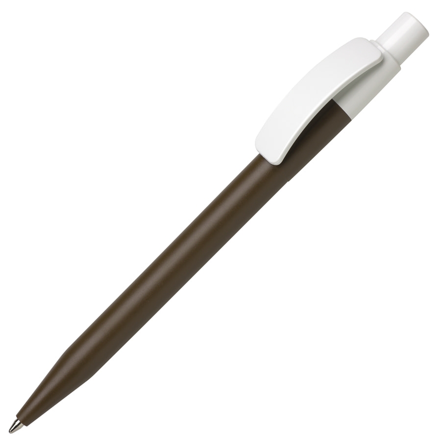 Ручка шариковая PIXEL, коричневый, непрозрачный пластик, коричневый, пластик