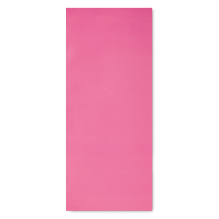 Коврик для йоги 4мм в чехле, розовый, эва