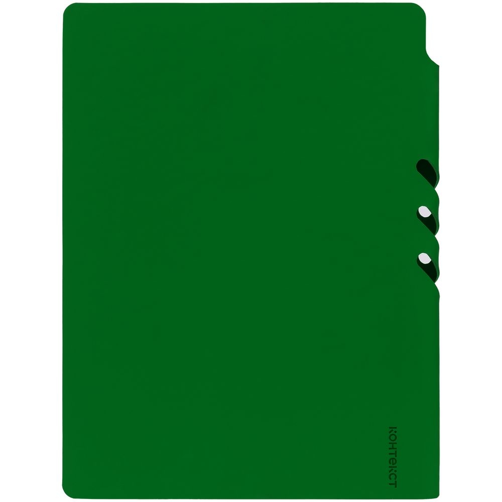 Ежедневник Flexpen Shall, недатированный, зеленый, зеленый