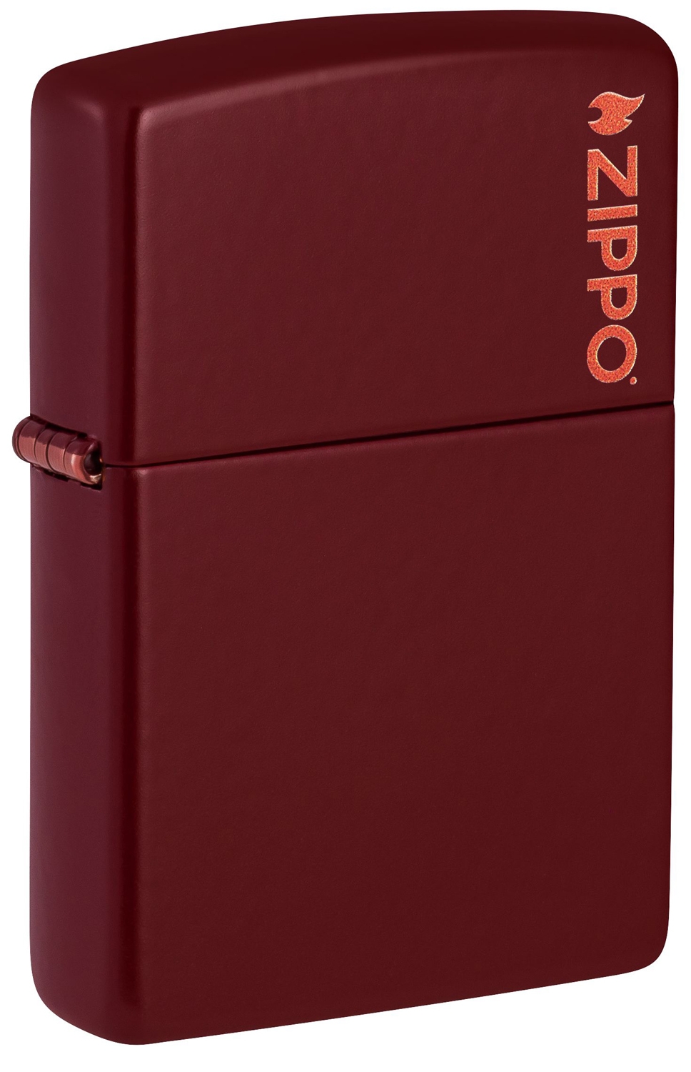 Зажигалка ZIPPO Classic с покрытием Merlot, латунь/сталь, бордовая, глянцевая, 38x13x57 мм, бордовый