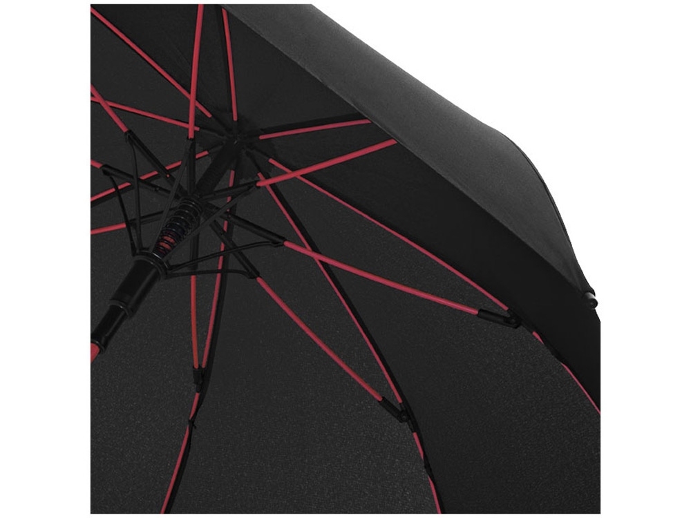 Зонт-трость «Spark», черный, красный, полиэстер