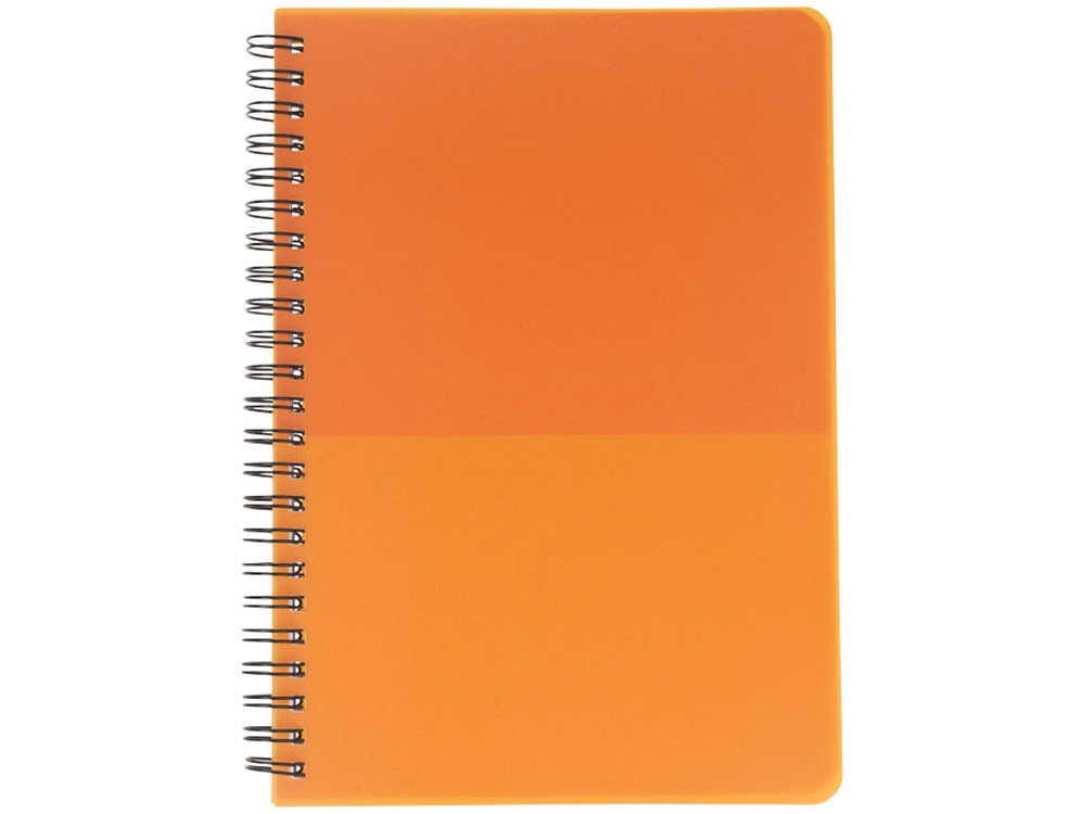 Блокнот А5 «ColourBlock», оранжевый, полипропилен