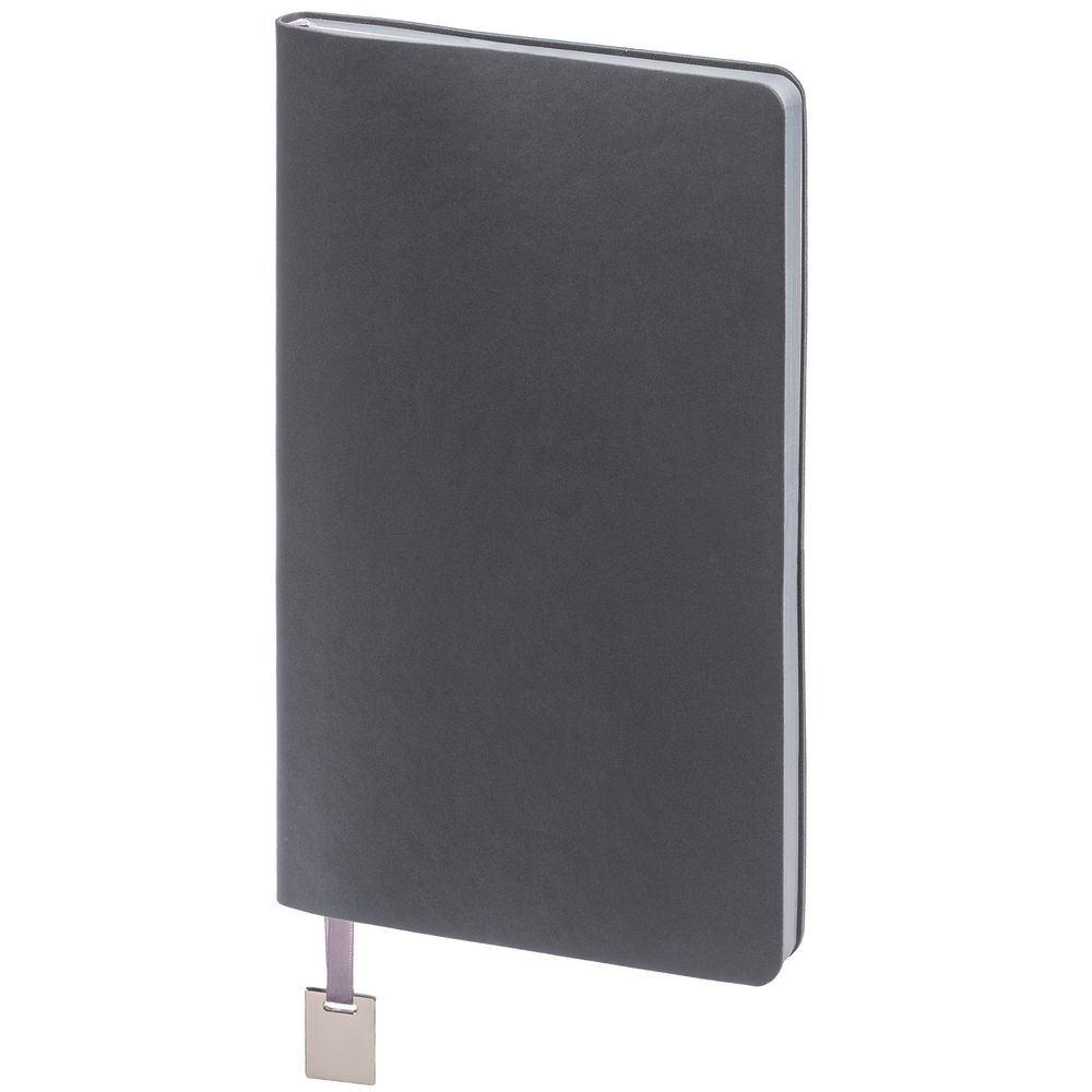Набор Shall Light, серый, серый, искусственная кожа; металл; переплетный картон; покрытие софт-тач
