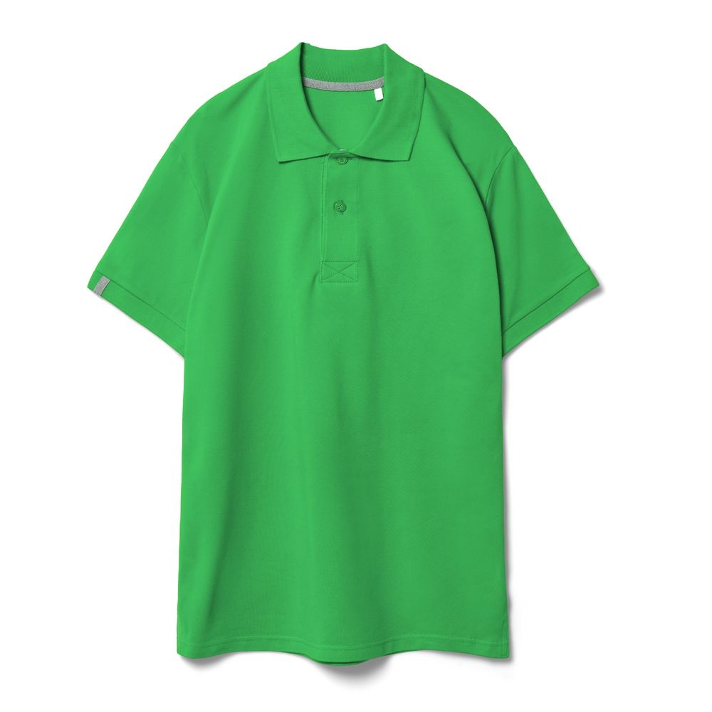 Рубашка поло мужская Virma Premium, зеленое яблоко, зеленый, хлопок