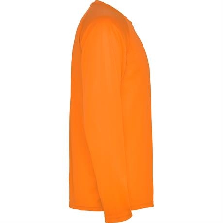 Спортивная футболка MONTECARLO L/S мужская, ФЛУОРЕСЦЕНТНЫЙ ОРАНЖЕВЫЙ 2XL, флуоресцентный оранжевый