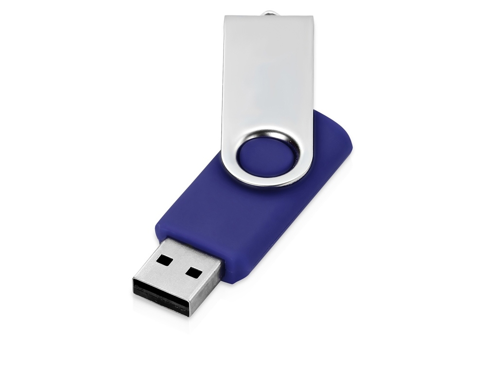 USB-флешка на 16 Гб «Квебек», синий, soft touch