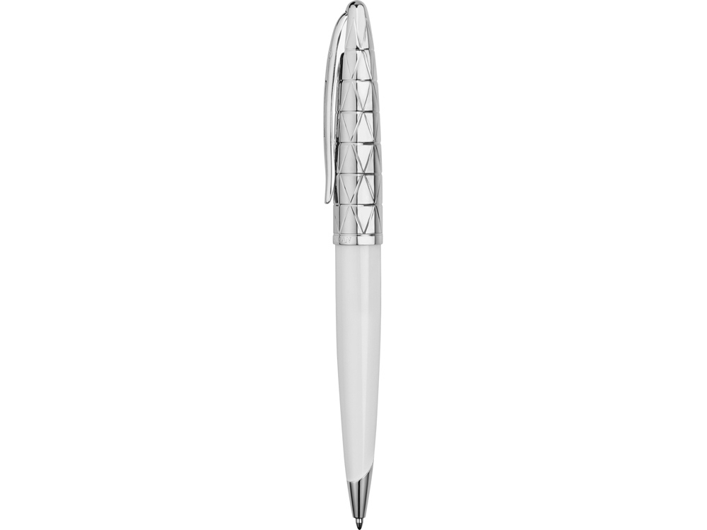 Ручка шариковая «Carene Contemporary White ST», белый, серебристый, металл