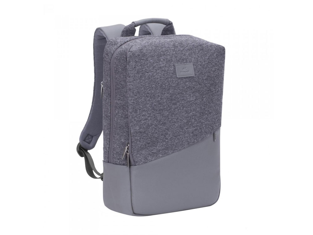 Рюкзак для для MacBook Pro 15" и Ultrabook 15.6", серый, полиэстер, кожзам
