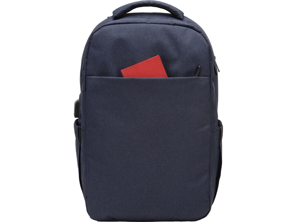Антикражный рюкзак «Zest» для ноутбука 15.6', синий, полиэстер