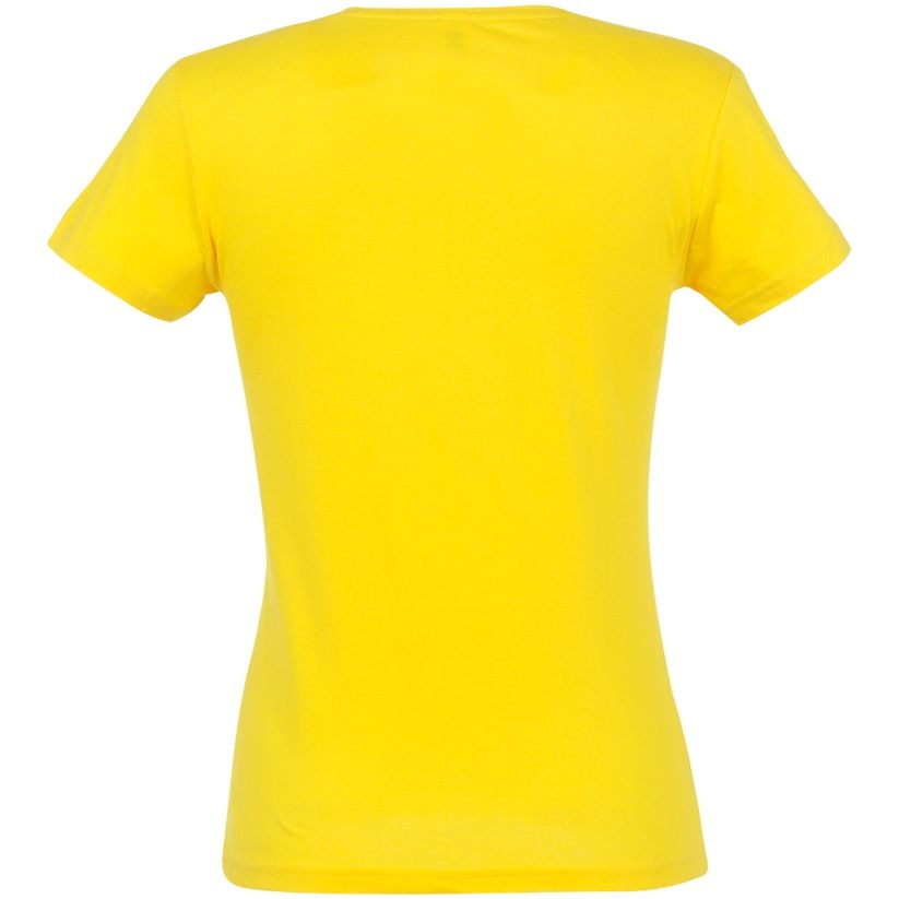 Футболка женская Miss 150, желтая, желтый, хлопок
