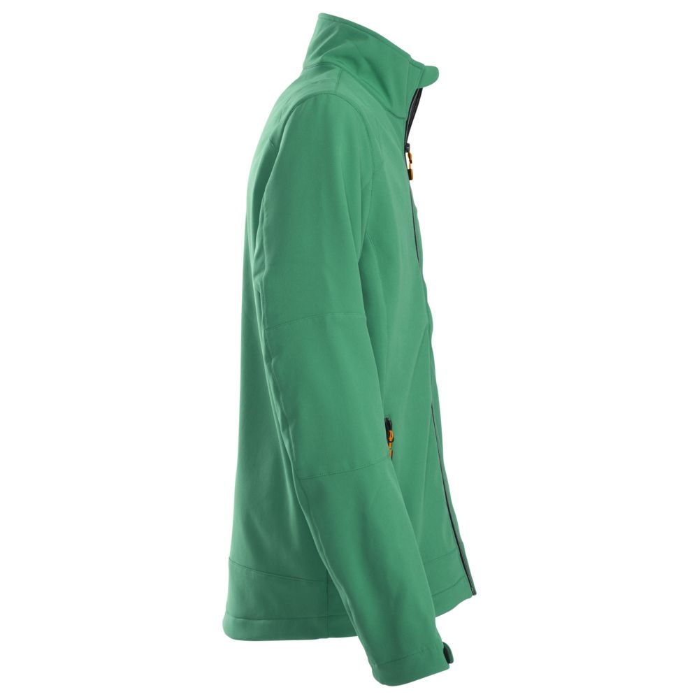 Куртка софтшелл мужская Trial, зеленая, зеленый, полиэстер