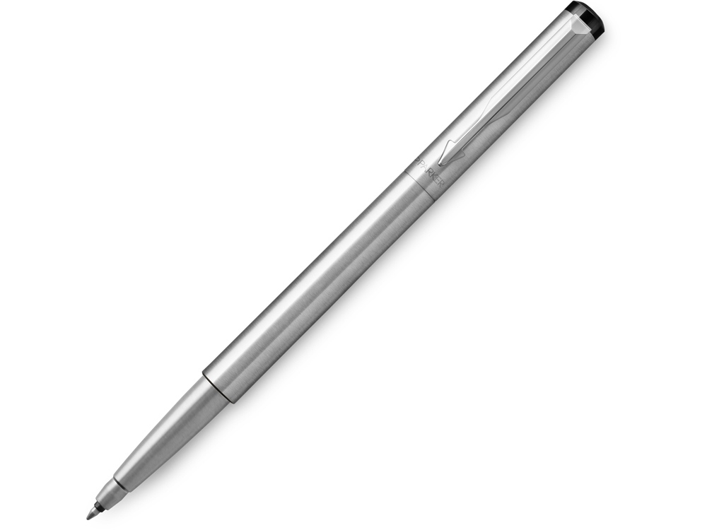 Ручка роллер Parker «Vector Standard Stainless Steel CT», серебристый, металл