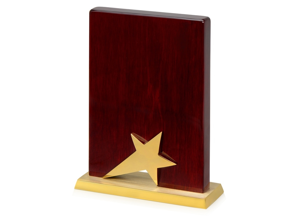 Награда «Galaxy», коричневый, дерево, металл