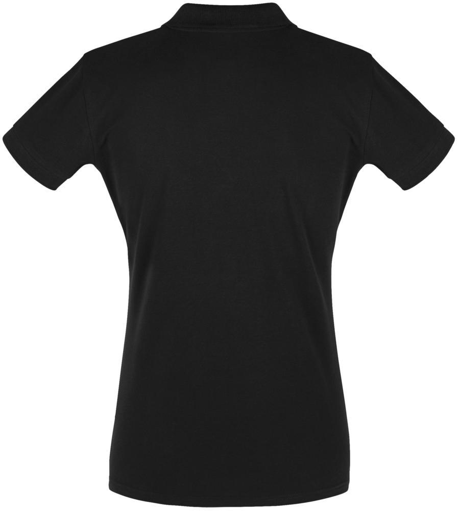 Рубашка поло женская Perfect Women 180 черная, черный, хлопок