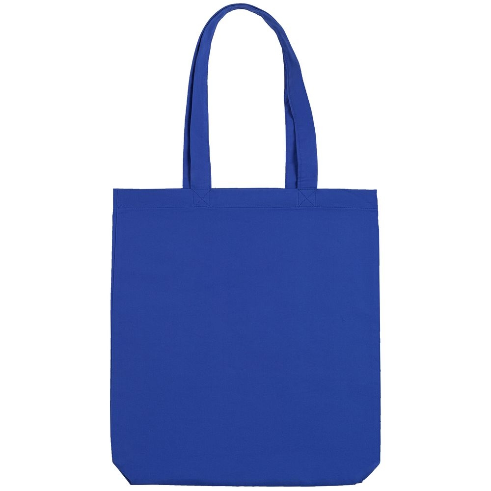 Холщовая сумка «Вот табурет», ярко-синяя, синий, хлопок