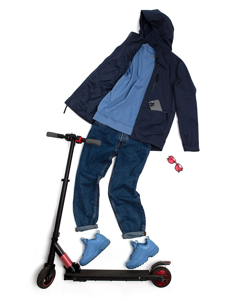 Куртка унисекс Kokon, темно-синяя, синий, верх - полиэстер 100%, 75d; подкладка - нейлон 100%