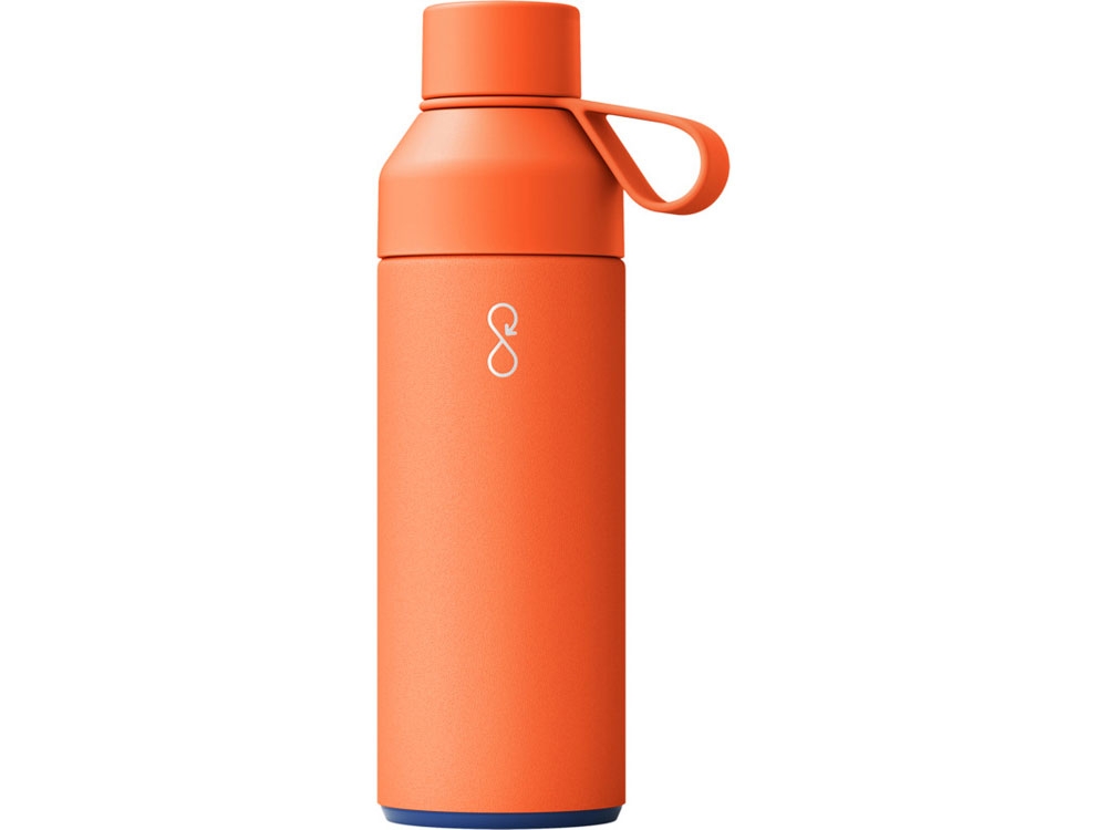 Бутылка для воды «Ocean Bottle», 500 мл, оранжевый, пластик, металл