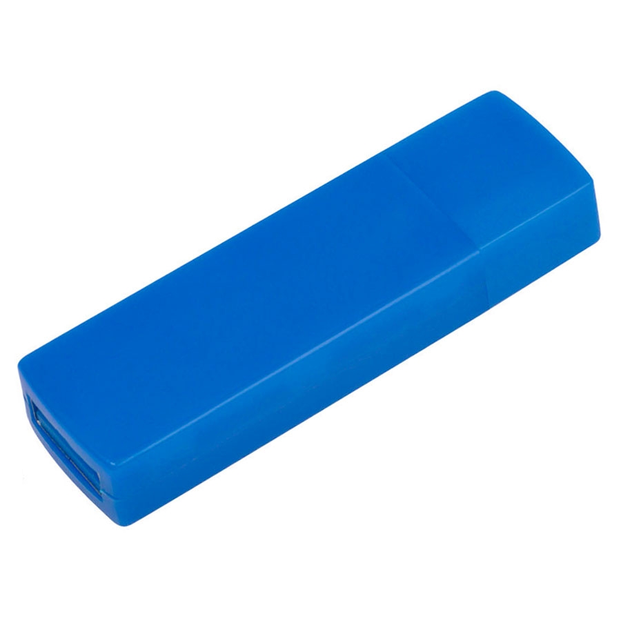 USB flash-карта "Twist" (8Гб), синяя, 6х1,7х1см, пластик, синий, пластик