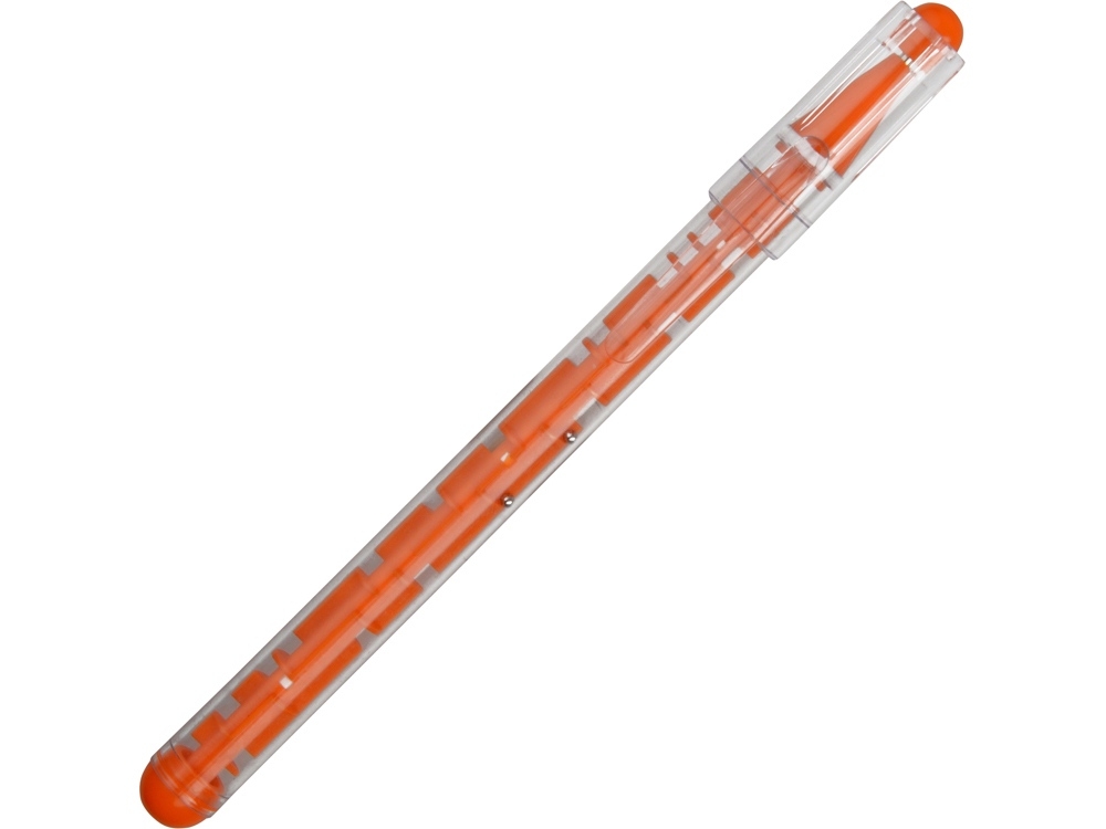 Ручка шариковая «Лабиринт», оранжевый, пластик