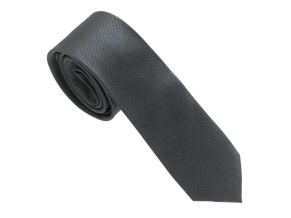 Шелковый галстук Uomo, серый, шелк