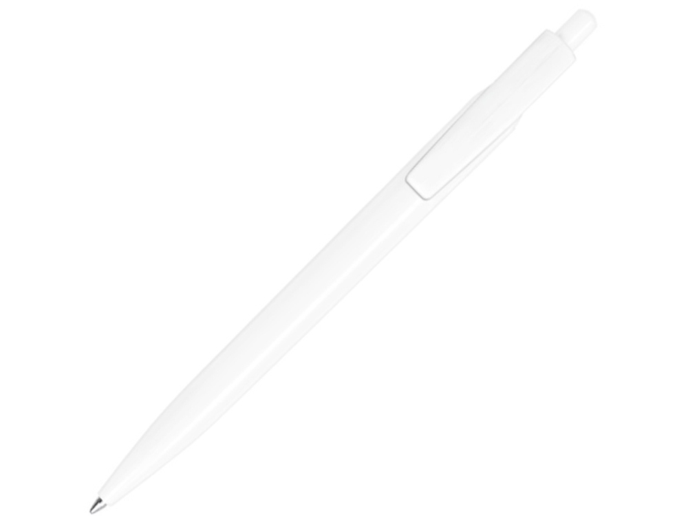 Ручка пластиковая шариковая «Alessio» из переработанного ПЭТ, белый, пластик