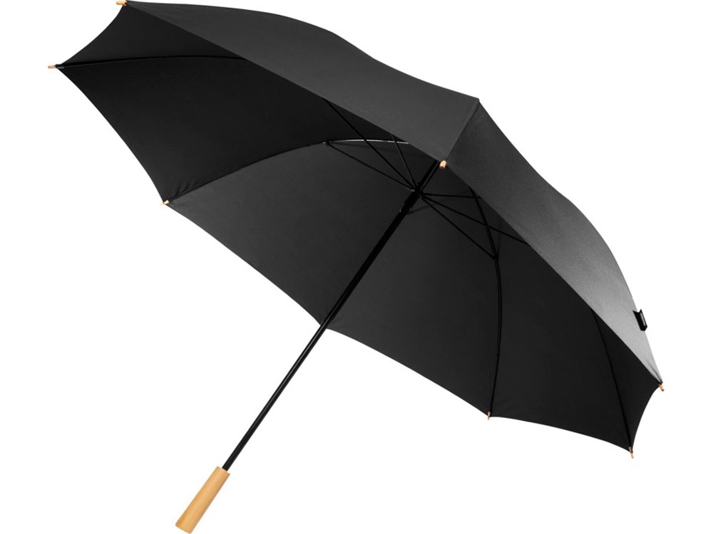 Зонт-трость «Romee», черный, полиэстер