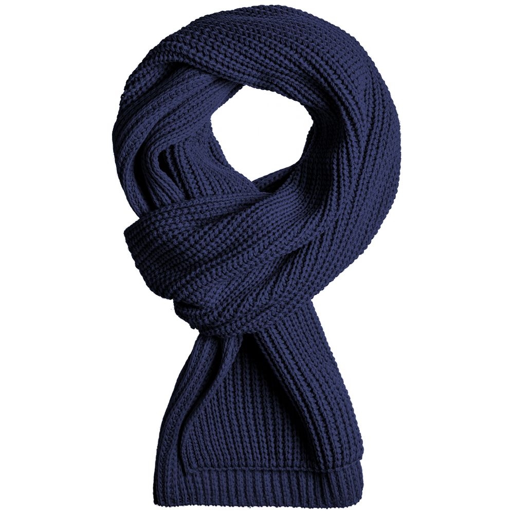 Набор Nordkyn Full Set с шарфом, синий, синий, акрил 100%; микрогофрокартон