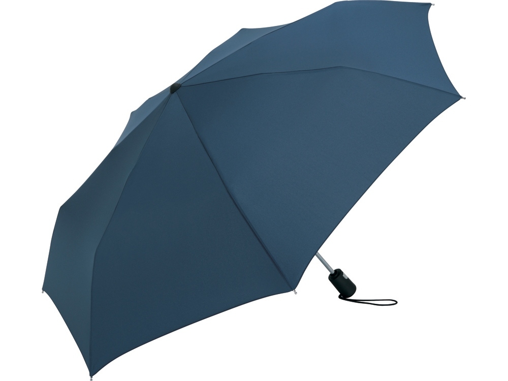 Зонт складной «Trimagic» полуавтомат, синий, полиэстер