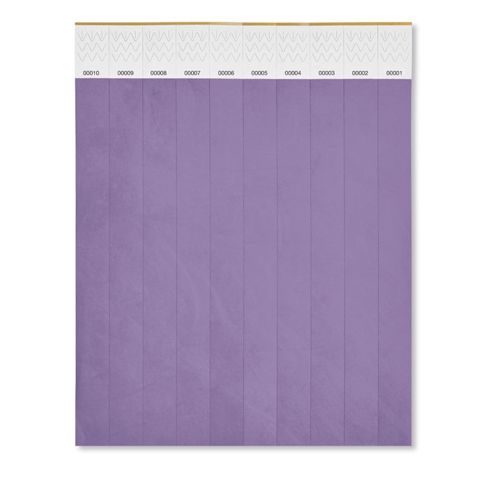 Браслет, фиолетовый, бумага