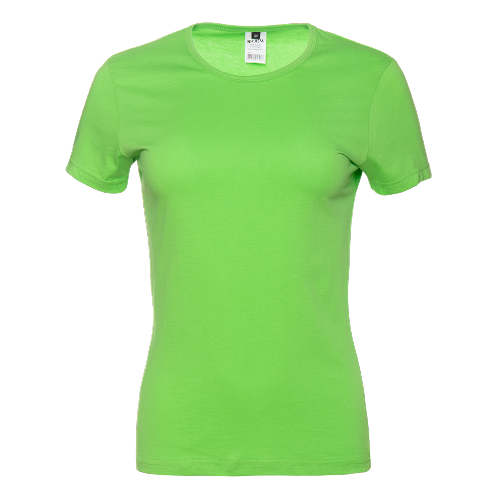Футболка женская STAN хлопок 150, 02W, Ярко-зелёный, 150 гр/м2, хлопок