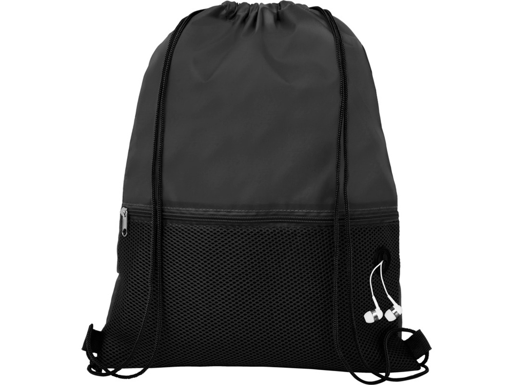 Рюкзак «Oriole» с сеткой, черный, полиэстер