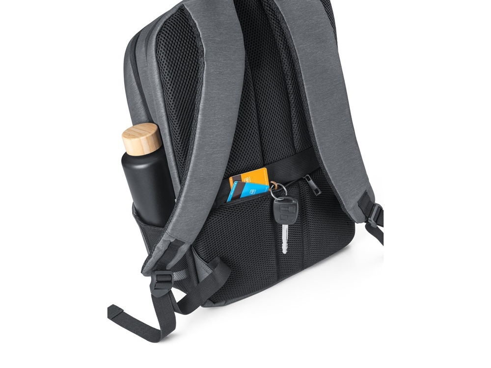 Рюкзак «BROOKLYN» для ноутбука 17'', серый, нейлон