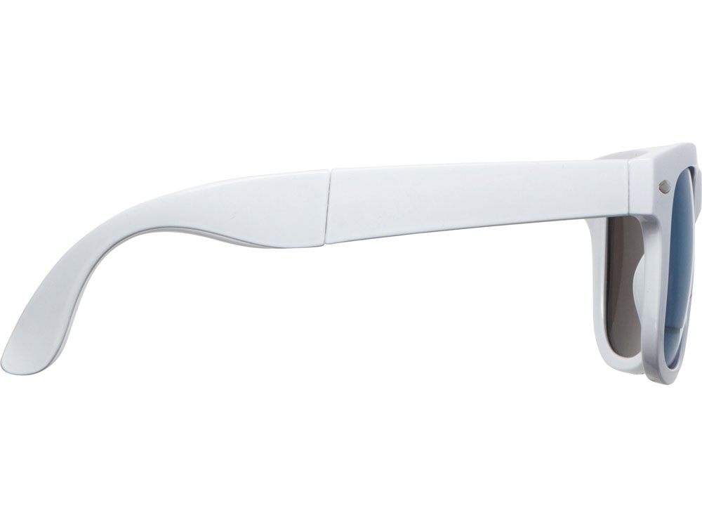 Складные очки с зеркальными линзами «Ibiza», белый, акрил