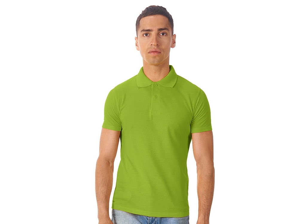 Рубашка поло «First 2.0» мужская, зеленый, хлопок