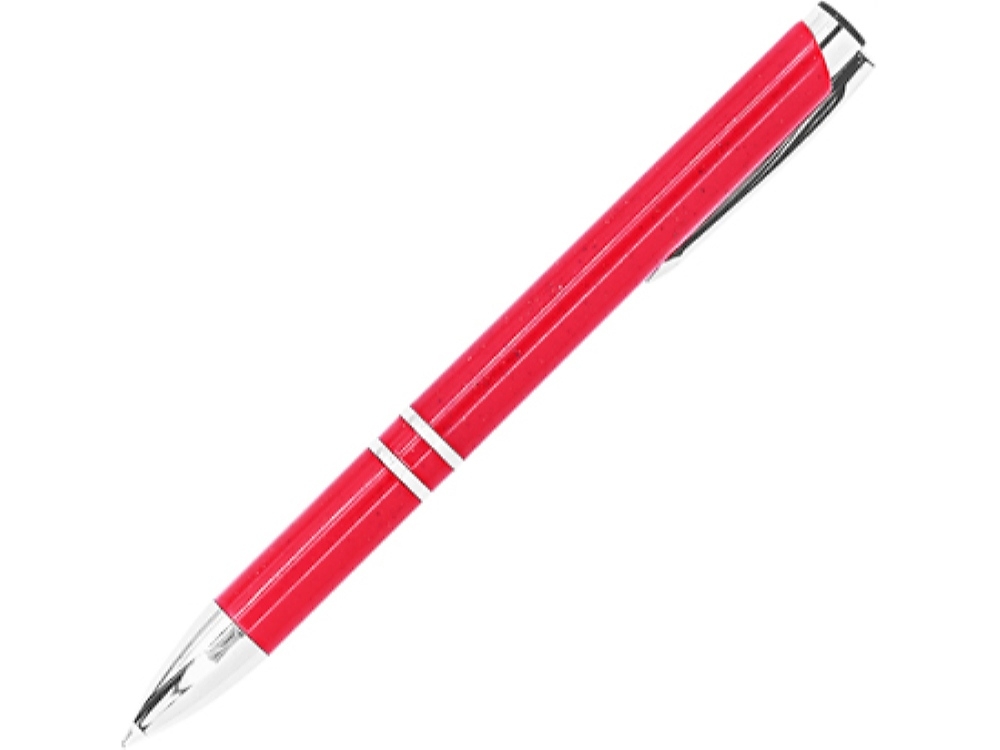 Ручка шариковая из пшеничного волокна HAYEDO, красный, пластик, растительные волокна