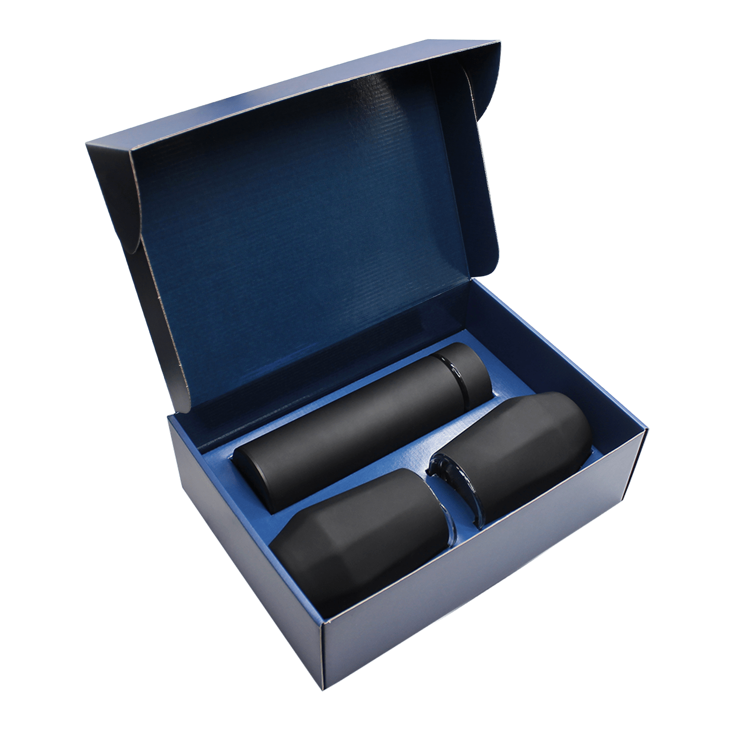 Набор Hot Box E2 (софт-тач) (черный), черный, металл, микрогофрокартон