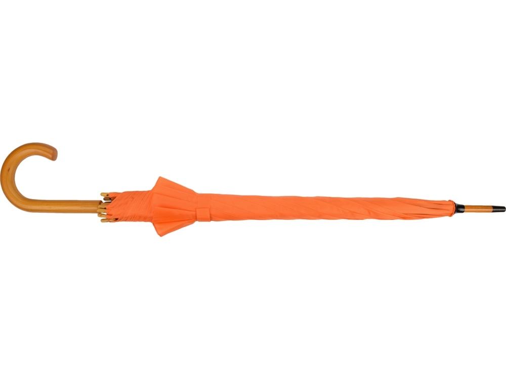 Зонт-трость «Радуга», оранжевый, полиэстер