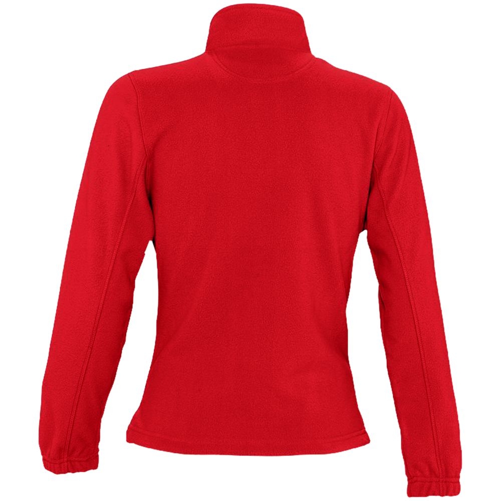 Куртка женская North Women, красная, красный, полиэстер 100%, плотность 300 г/м²; флис