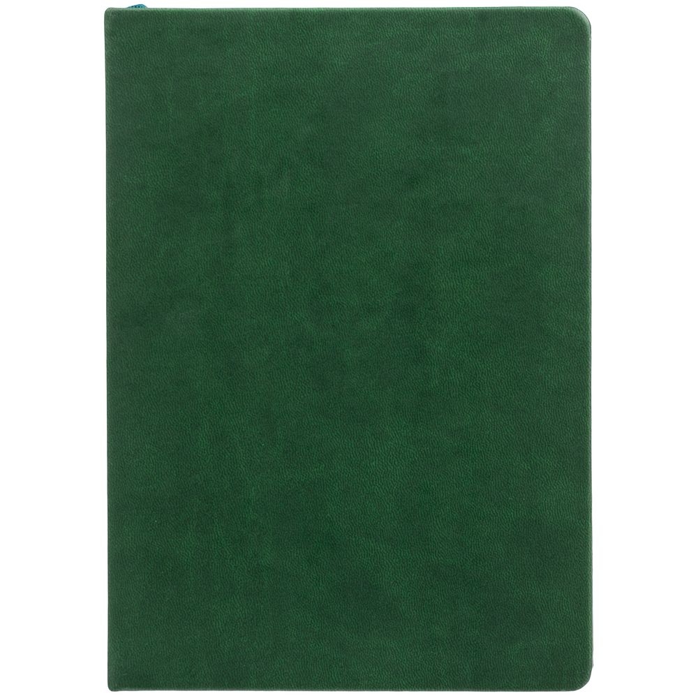 Ежедневник Romano, недатированный, зеленый, зеленый, кожзам
