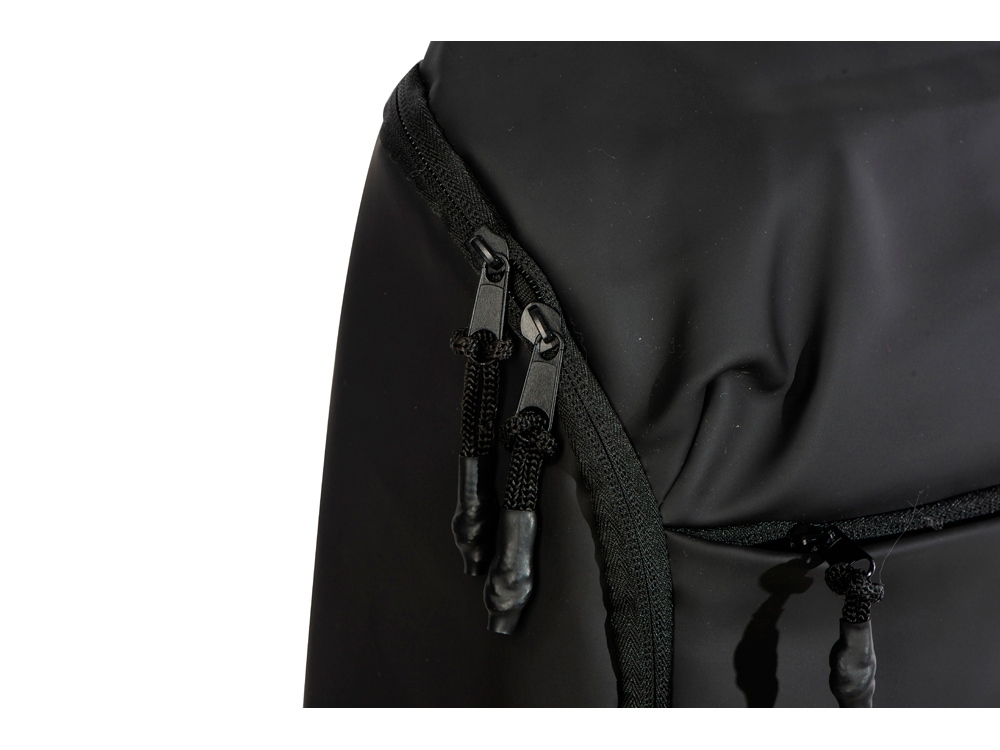 Рюкзак «Gym» с отделением для обуви, черный, полиэстер, пластик