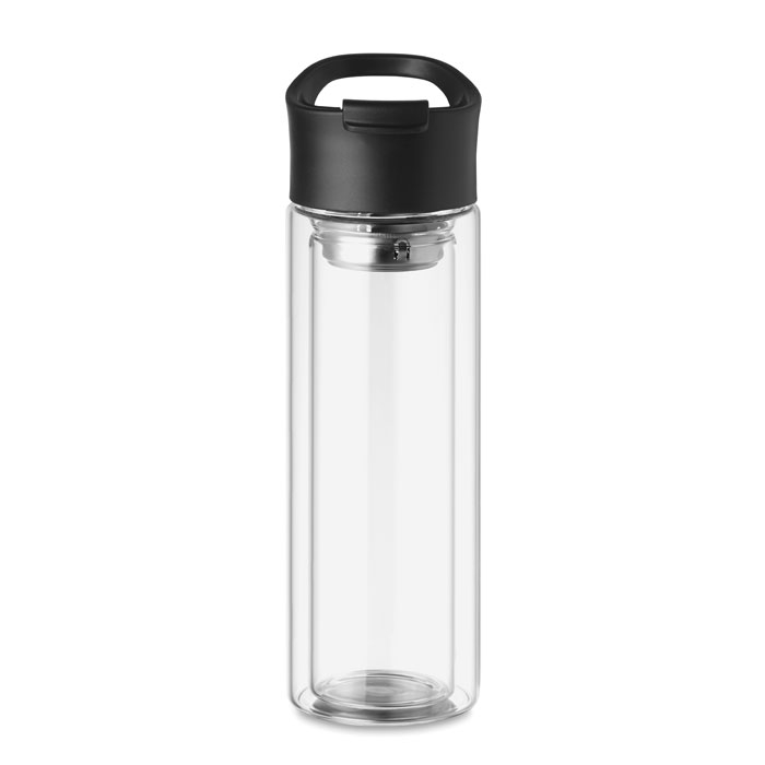 Стеклянная бутылка, 380 мл, прозрачный, стекло