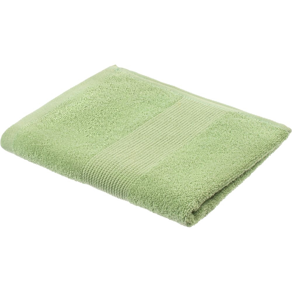 Полотенце махровое «Тиффани», среднее, зеленое, (фисташковый), зеленый, хлопок